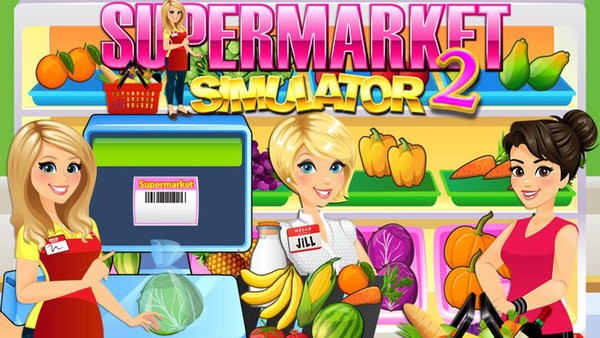 超市女孩收银员手机游戏