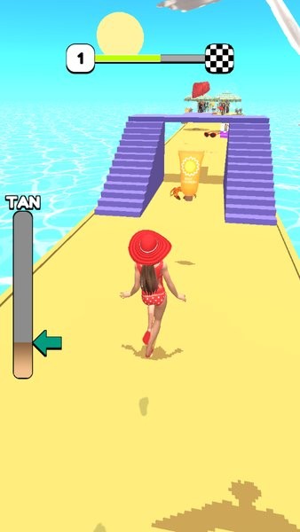 海滩女王跑酷游戏