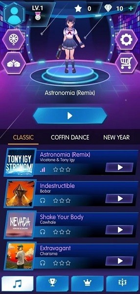 舞蹈跑酷射击手游下载