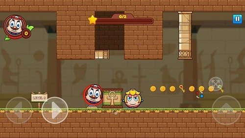 红蓝双球冒险 游戏截图