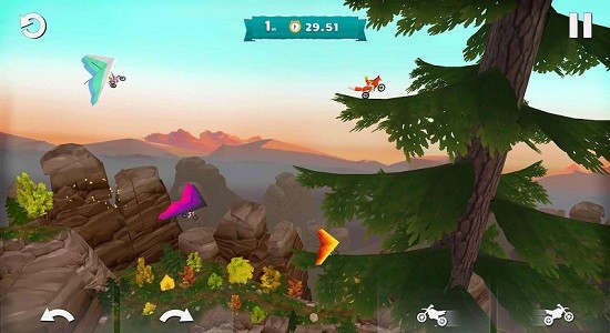 滑翔伞越野摩托游戏