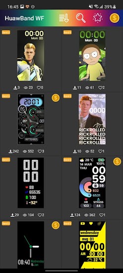 华为手环第三方app 华为手环表盘免费下载