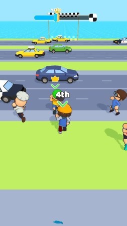 过马路竞赛游戏