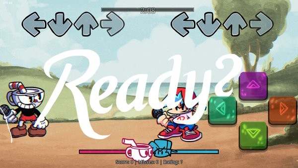 sans班迪茶杯头优质版 sans班迪茶杯头FNF模组