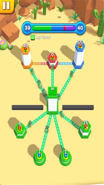 城堡派对摧毁塔楼游戏