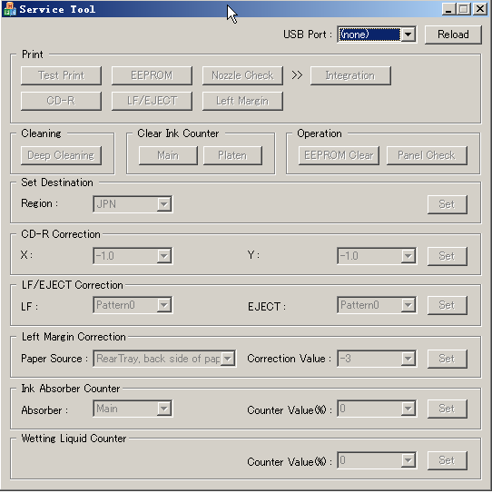佳能ix4000清零工具