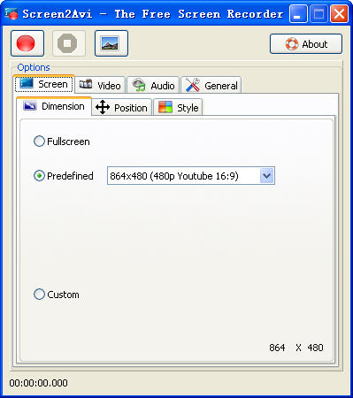 screen2avi绿色版 screen2avi
